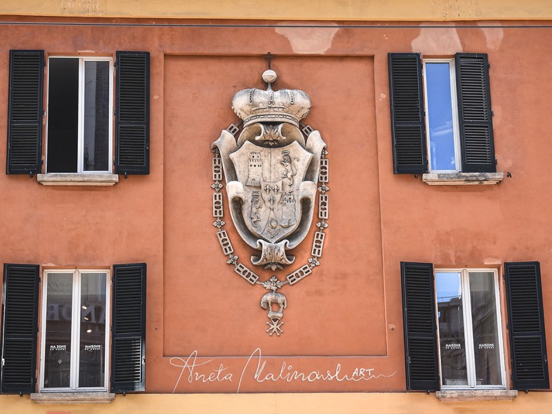 Stemma in via Rizzoli 28&nbsp;-Bologna