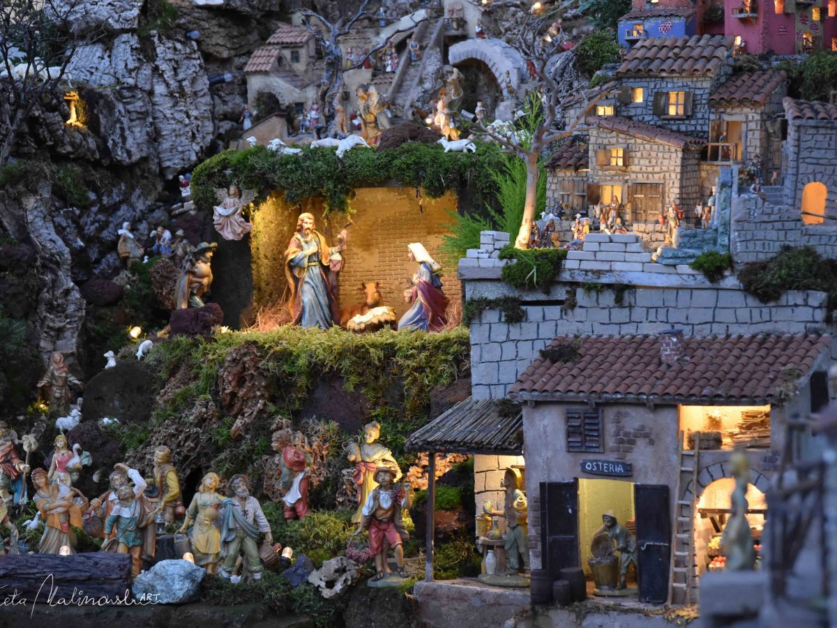 Più bello presepe di Bologna ,magia Natalizia in via Azzurra&nbsp;.