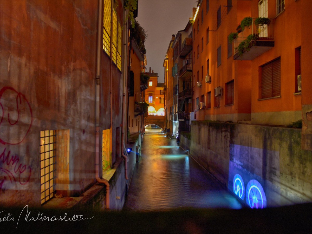 Canale illuminato “Il Canale di Reno e delle Moline. Antichi&nbsp;mestieri”