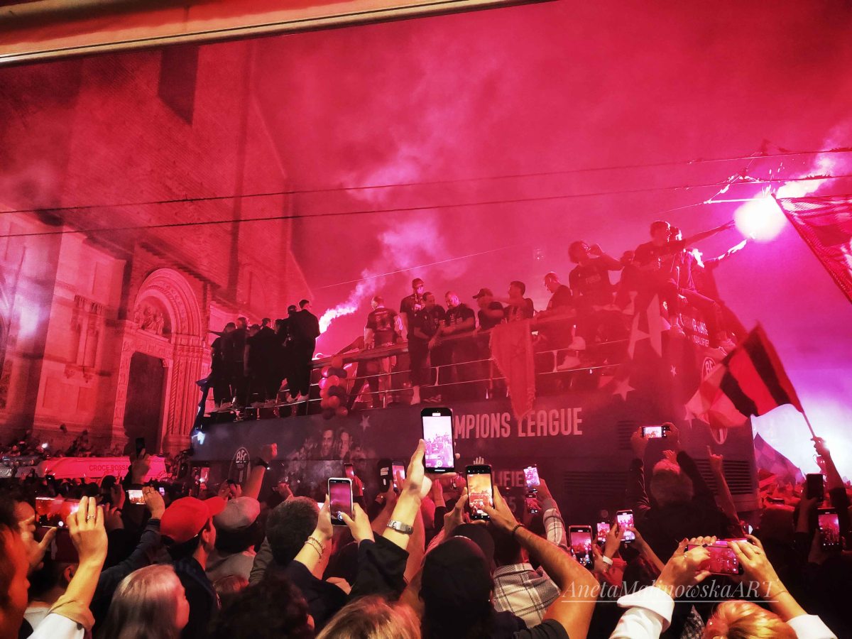 Cheampions League Tour-Piazza Maggiore Bologna&nbsp;22.05.2024
